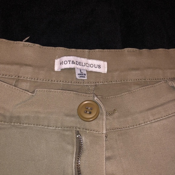 Cargo pants with checkered sides - Picture 3 of 4